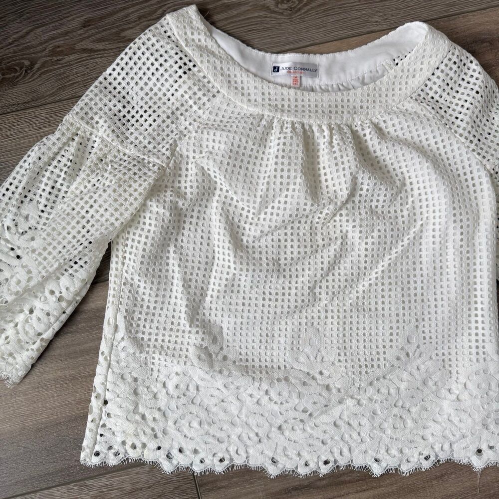 Jude Connally Lace Blouse